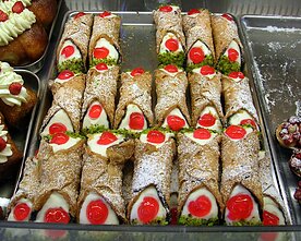 Cannoli sycylijskie