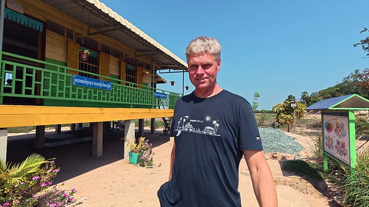 Mokymosi sąlygas vienoje iš Kambodžos mokyklų pamatę Sutkai: mes nužengę labai toli