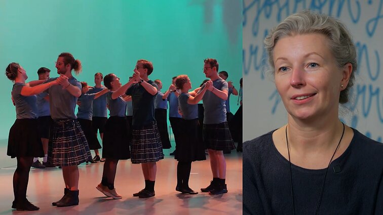 Škotus ir lietuvius į tautinių šokių kolektyvą subūrusi Loreta: mūsų simbolis – kiltai