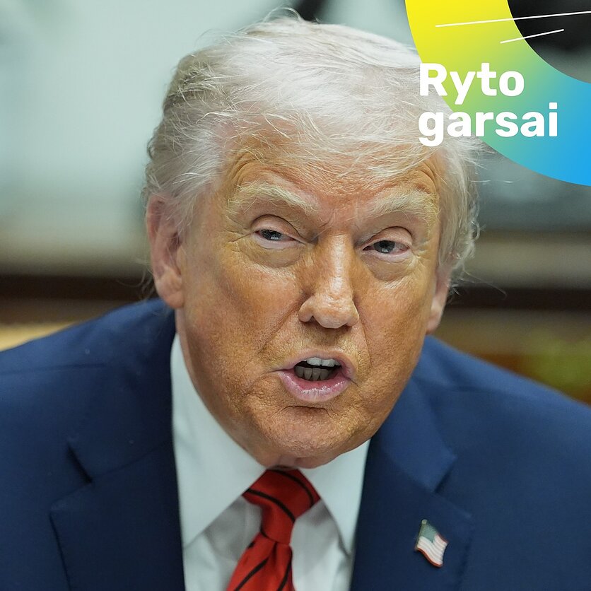 E. Vucci / AP nuotr., D. Trump