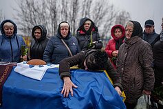 Rusijos karas prieš Ukrainą. Ukrainos kario Oleho Borovyko laidotuvės