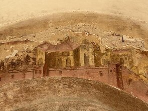 Freska su Jeruzalės vaizdu