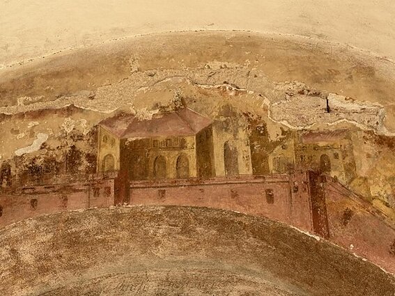 Freska su Jeruzalės vaizdu