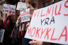Užupio gimnazijoje vyksta pilietiškumo pamoka