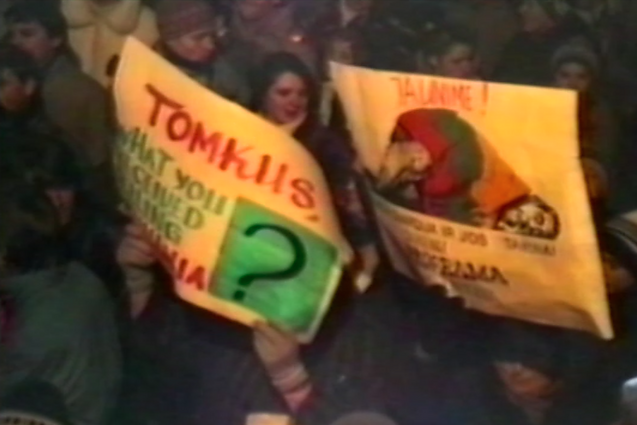 Žurnalistų protestas, 1991 metai Žurnalistų protestas, 1991 metai