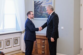 Robertas Kaunas ir Gitanas Nausėda