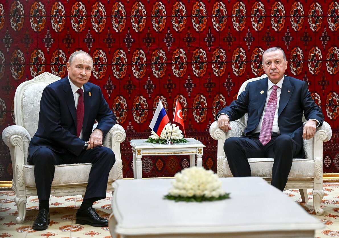 Vladimiras Putinas ir Recepas Tayyipas Erdoganas