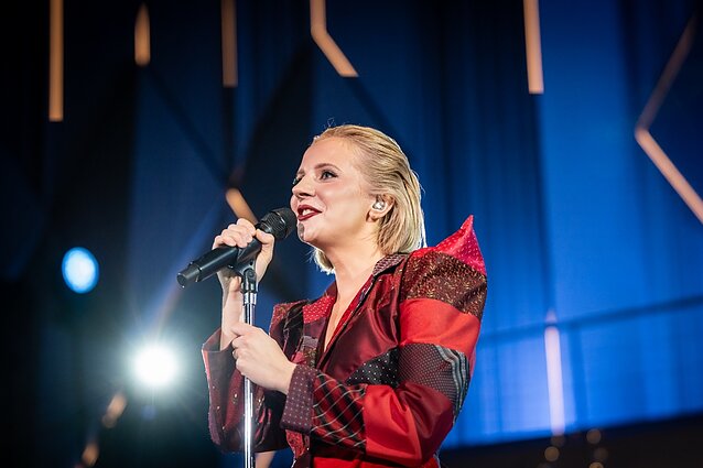 Ievos Narkutės koncerto akimirka