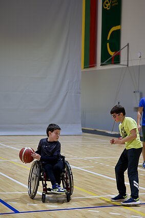 Vaikų su negalia sporto stovykla Druskininkuose