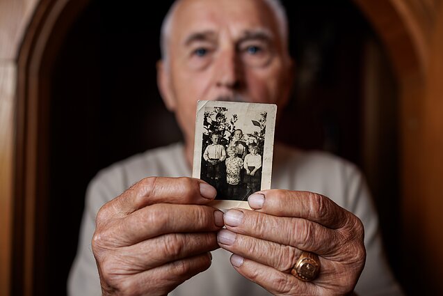 “I was just four years old when I was deported to Siberia, to the Tomsk region, by the Soviet occupiers and Lithuanian collaborators. I returned in 1960,” recalled Jonas Stasevičius, who spent nearly 13 years in Siberia.  Now 82 and living in Panevėžys, he takes pride in independent Lithuania and is engaged in educational work, but he remembers that returning deportees were not welcomed home with open arms. “The worst moment of my life was when we came back here [to Lithuania]. We got off the train at Panevėžys station and there was nothing, our home had been destroyed,” he said.