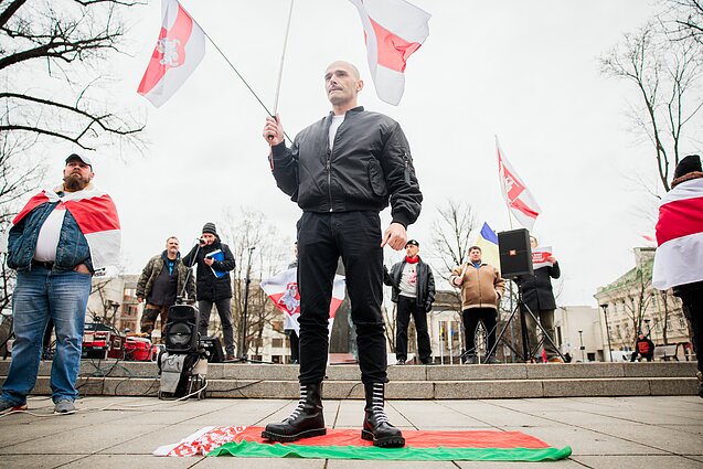 Lietuvoje gyvenančių baltarusių protestas