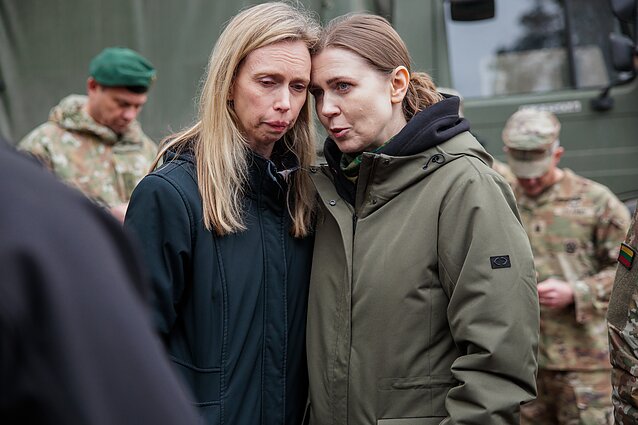 The scene was regularly visited by then Defence Minister Dovilė Šakalienė and the US Ambassador to Lithuania, Kara McDonald. 
