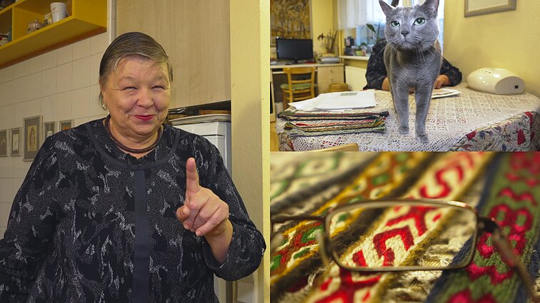 „Mano staklės yra rankos“: tautodailininkė parodė, kaip namų sąlygomis austi juostas