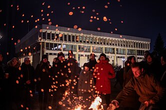 Protesto laužai prie Seimo: pirmoji diena Protesto laužai prie Seimo: pirmoji diena
