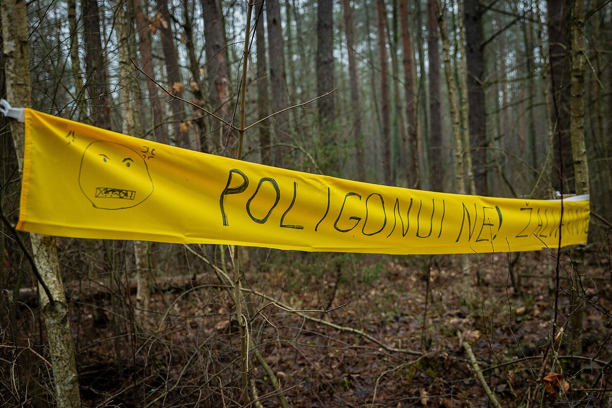 Būsimo Kapčiamiesčio poligono teritorija Būsimo Kapčiamiesčio poligono teritorija