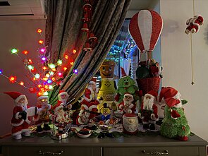 Elena and Virgilijus’ elaborately decorated home