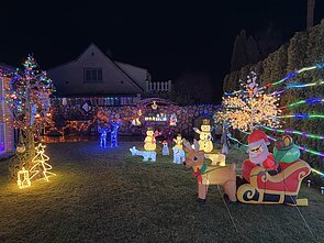 Elena and Virgilijus’ elaborately decorated home