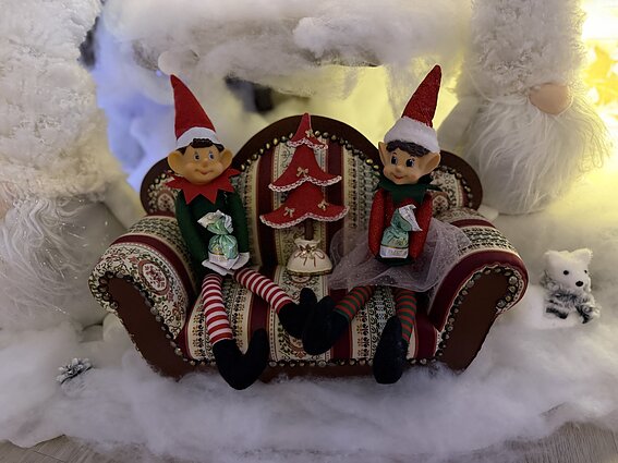 Elena and Virgilijus’ elaborately decorated home