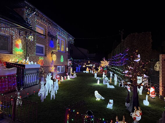 Elena and Virgilijus’ elaborately decorated home