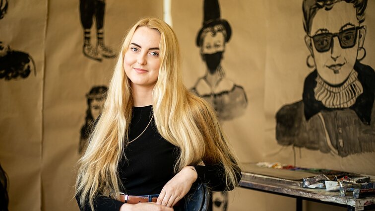 Po trejų metų pertraukos parodą pristačiusi Plentauskaitė: dabar tapau, kai miega vaikas