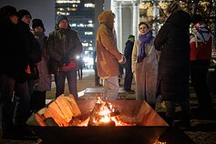Protesto laužai prie Seimo: antroji diena