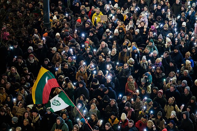 Акция протеста у Сейма Акция протеста у Сейма