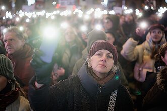 Protesto laužai prie Seimo: antroji diena