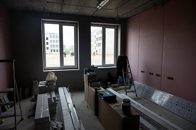 Construction work at the Rūdninkai military training area is progressing significantly faster than planned