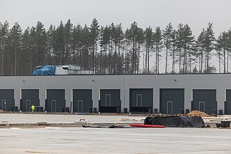 Construction work at the Rūdninkai military training area is progressing significantly faster than planned