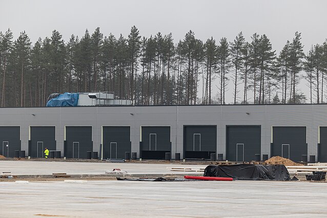 Construction work at the Rūdninkai military training area is progressing significantly faster than planned
