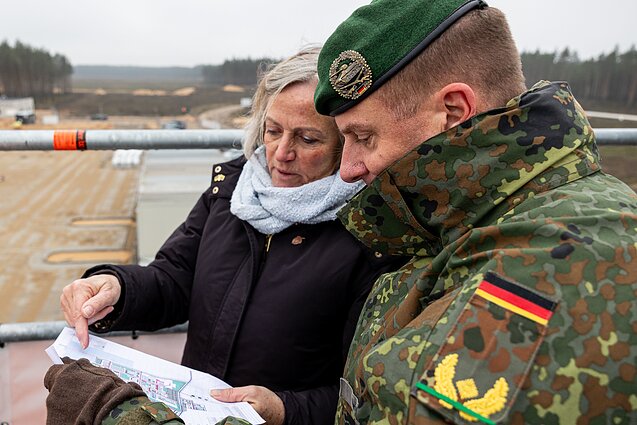 Construction work at the Rūdninkai military training area is progressing significantly faster than planned