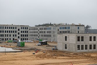Construction work at the Rūdninkai military training area is progressing significantly faster than planned