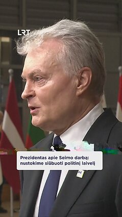 Prezidento Nausėdos komentaras apie darbą Seime