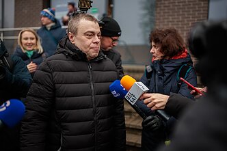 Twenty more Belarusian political prisoners released last weekend arrived in Lithuania on Thursday Twenty more Belarusian political prisoners released last weekend arrived in Lithuania on Thursday