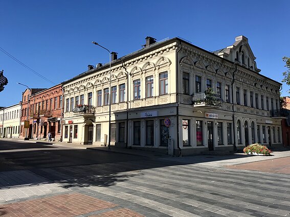 Pastatai Daugpilio centrinėje miesto dalyje