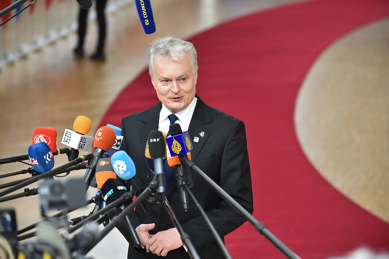 President Gitanas Nausėda.