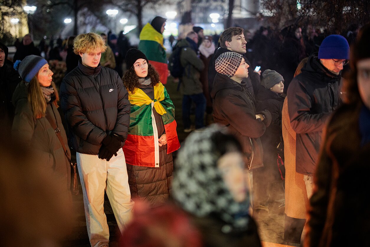 A rally outside the parliament on December 18. A rally outside the parliament on December 18.