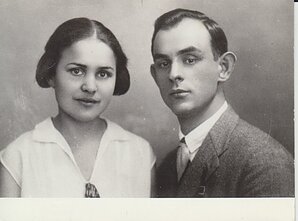 Salomėja Nėris, Bronius Zubrickas. 1929 m. Salomėja Nėris, Bronius Zubrickas. 1929 m.