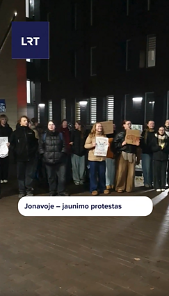 Jonavoje – jaunimo protestas