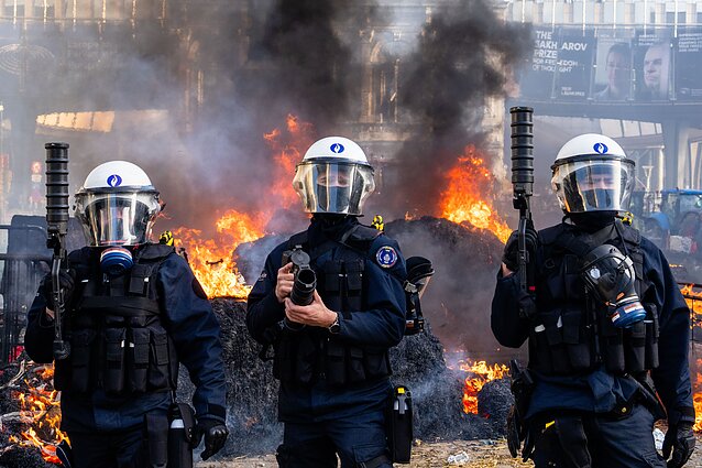 Ūkininkų protestas Briuselyje Ūkininkų protestas Briuselyje