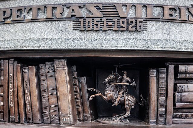 Monument to Petras Vileišis in Kaunas