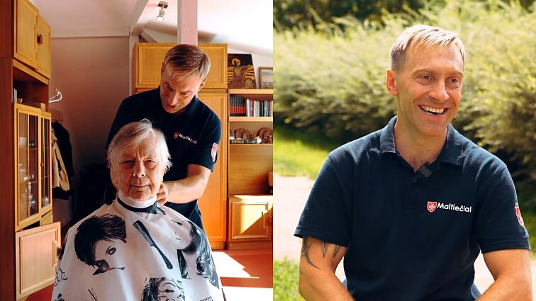 Už dyką Maltos ordino globotinius kerpantis Vilius Virbalas: viduje visi mes vienodi