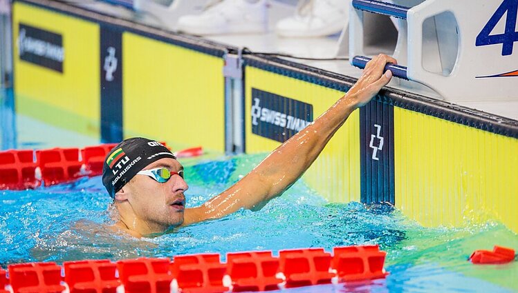 Lietuvos plaukimo čempionate išdalyti pirmieji medaliai