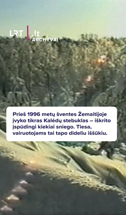 Prieš 1996 metų šventes Žemaitijoje įvyko tikras Kalėdų stebuklas
