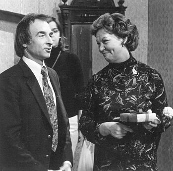 Ferdinandas Pranas Jakšys ir Irena Gerasimavičiūtė. 1984 m. 