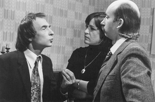 Ferdinandas Pranas Jakšys, Kristina Kazlauskaitė ir Vytautas Grigolis. 1984 m. 