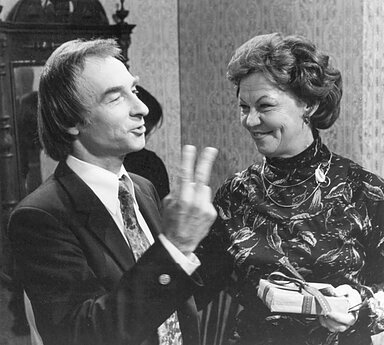 Ferdinandas Pranas Jakšys ir Irena Gerasimavičiūtė. 1984 m. 