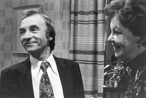 Ferdinandas Pranas Jakšys ir Irena Gerasimavičiūtė. 1984 m. 