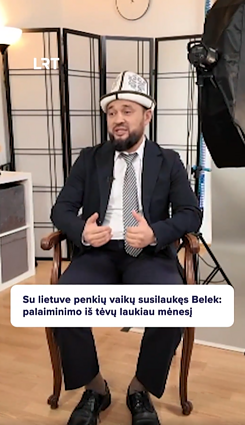 Su lietuve penkių vaikų susilaukęs kirgizas Belek