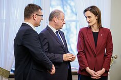 V. Čmilytė-Nielsen, S. Skvernelis ir L. Kasčiūnas V. Čmilytė-Nielsen, S. Skvernelis ir L. Kasčiūnas